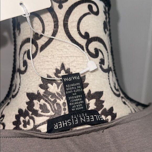 Eileen Fisher Nwt Sleeveless Gray Dress - Picture 6 of 7